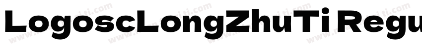 LogoscLongZhuTi Regular字体转换